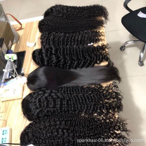 100% Virgin Human Hair, HD Full Lace Wigs Human Hair Lace Front Peruvian Virgin Hair 360 Lace Front Wigs for Black Women